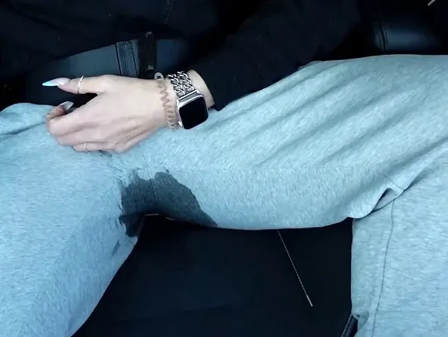 Eine lange Autofahrt und keine Toilette in Sicht? Dann muss wohl der Sitz herhalten