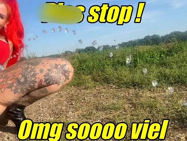 Piss stop ! Omg soooo viel