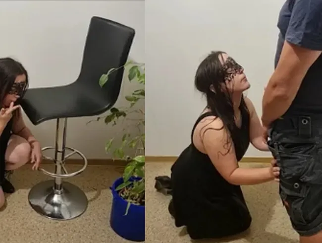 Strafe fürs Pissen! Eingesaut und aufgeleckt