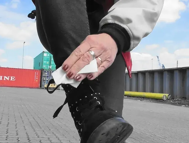 wild pissen.....diesmal im hafen