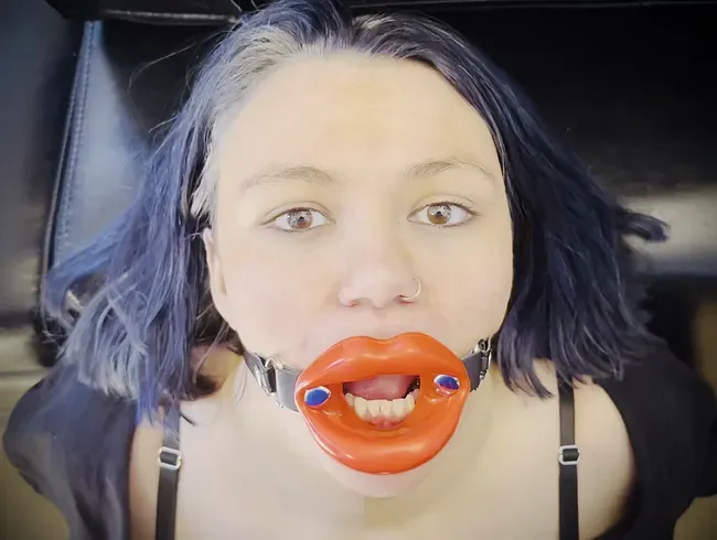 Die Lippen vollgepisst