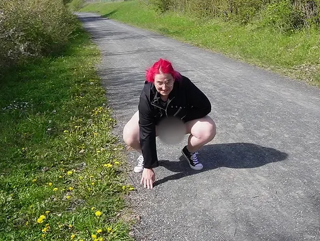 Piss auf den Weg