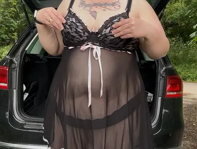 Ich habe die Zeit genutzt um es mir zu besorgen am Straßenrand