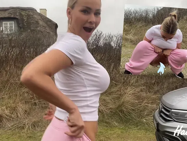 Auf Dänemark Trip spontan abgepinkelt