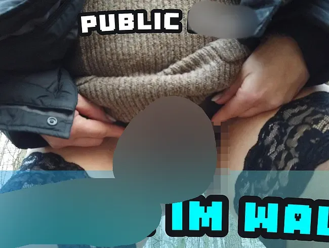 Im Wald musste ich auf einmal dringend pinkeln - Zum Glück hatte ich den Ouvert Slip an