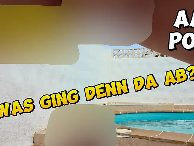 Pissgeil am Pool – Er wichst unter meinem Strahl - Natursekt pur