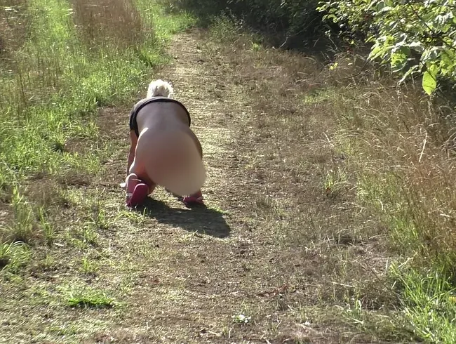 Ihr Outdoor auf den Arsch gepisst