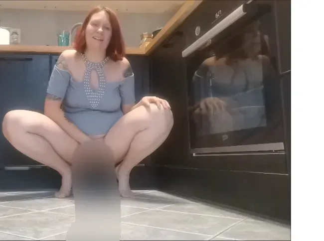 Mit 3/3 Getränk in die Küche gepisst