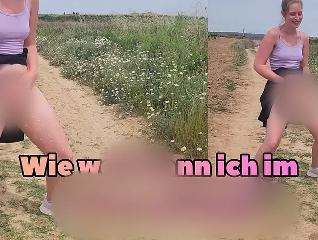 Wie weit schaffe ich es im Stehen zu pissen?