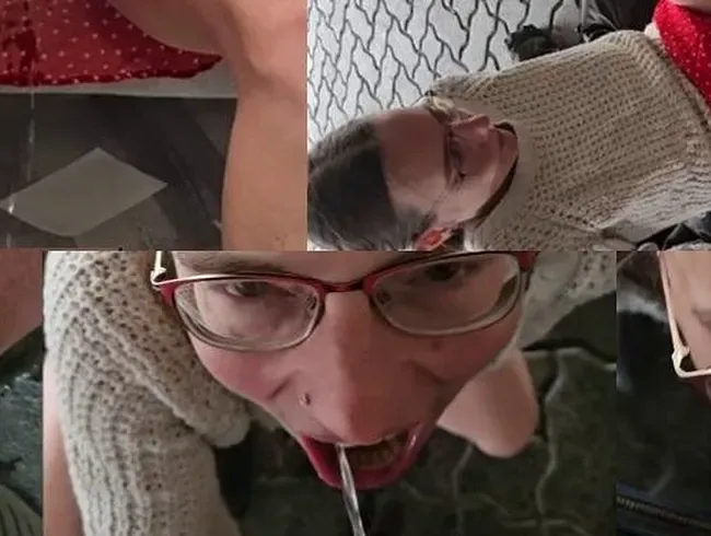 In der Öffentlichkeit pissen, fausten und blasen