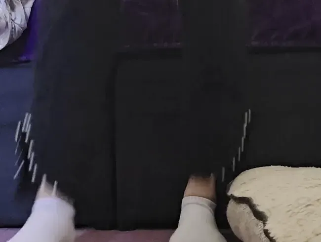 Nach dem aufstehen drückt die Blase extrem hammer geil