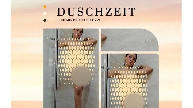 Duschzeit für dich, meine Liebe