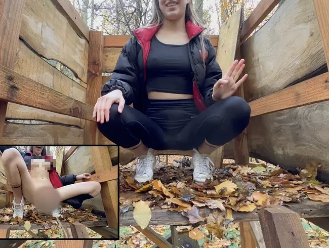 NS-Wasserfall vom Hochsitz?!? Das freut den Förster!!