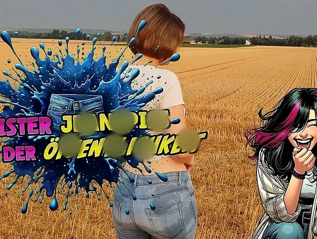 Voll erwischt! Dreister Pisswalk